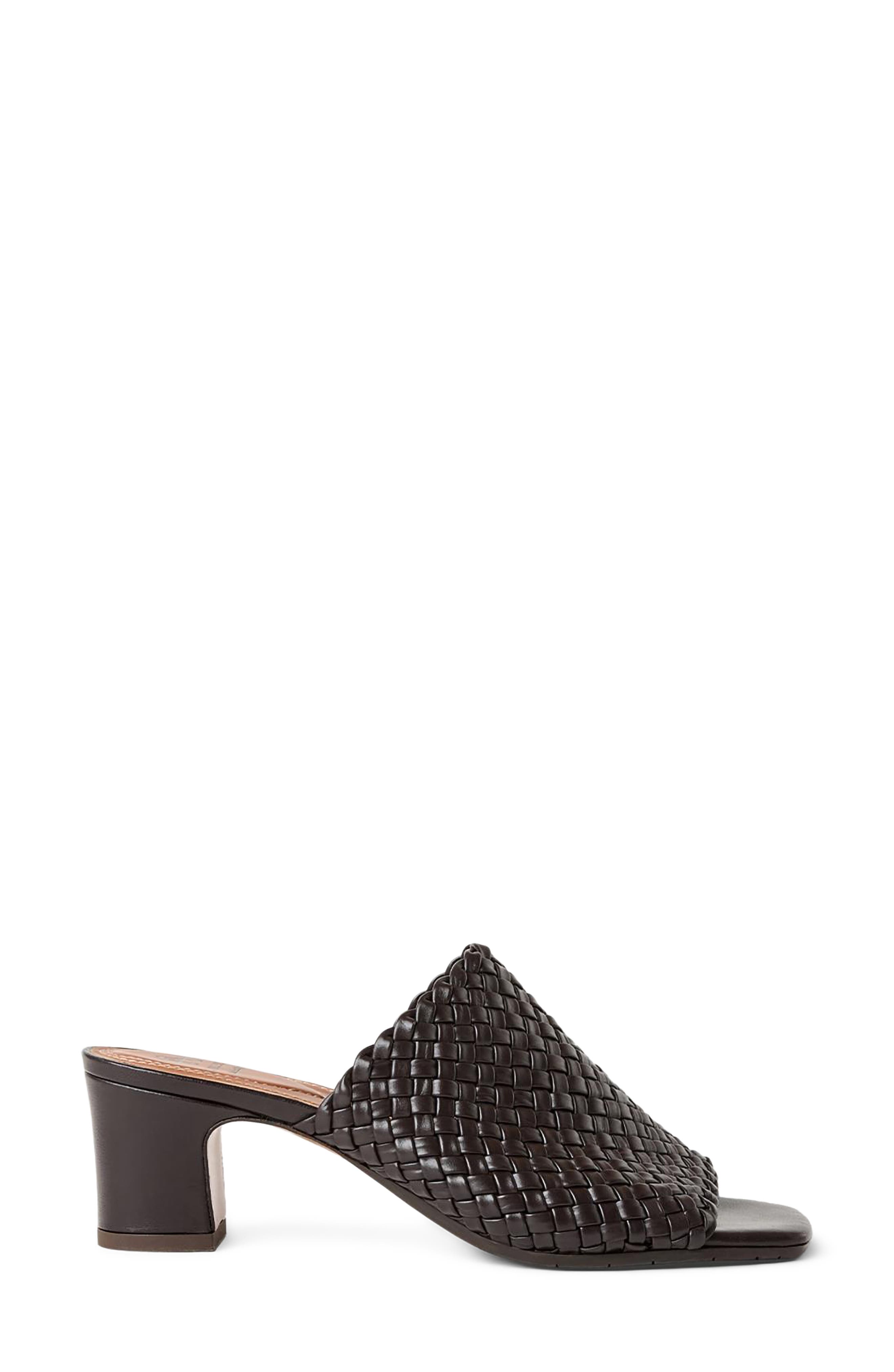 Laquila Slide Sandal, Alternate, color, ESPRESSO WOVEN
