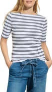 Sanctuary Boat Neck Rib Top