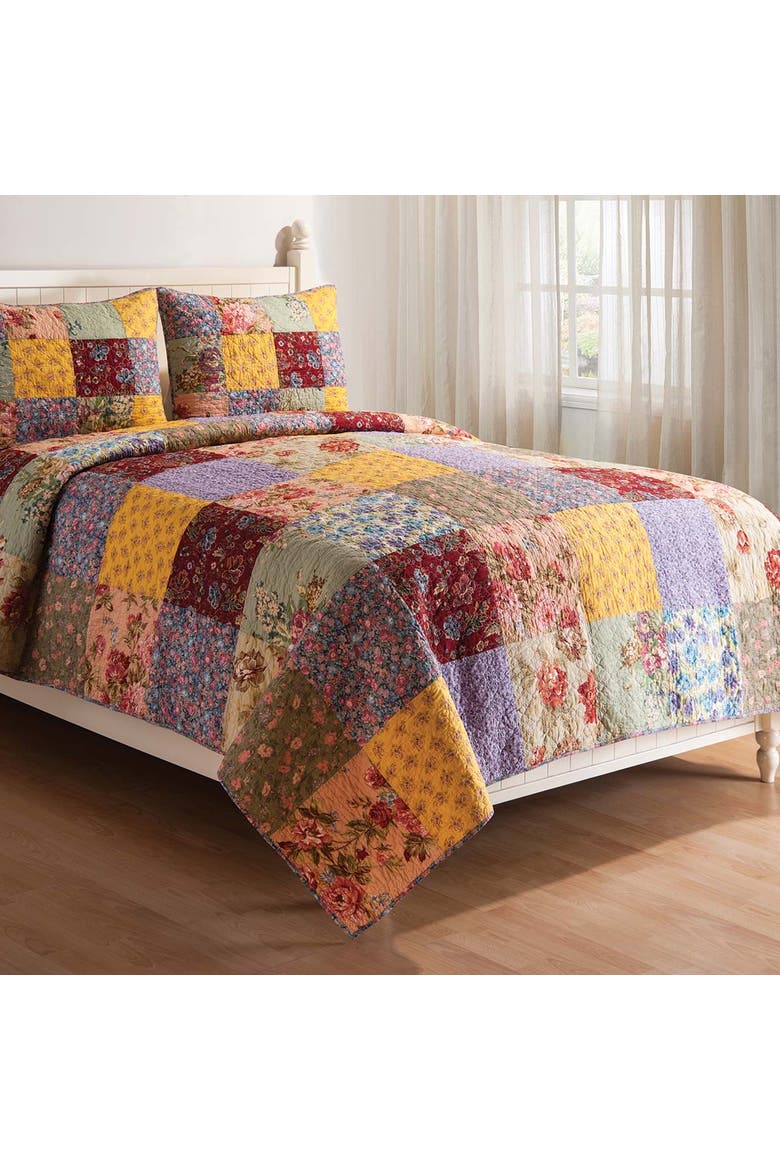 Floria Quilt, Main, color, Red