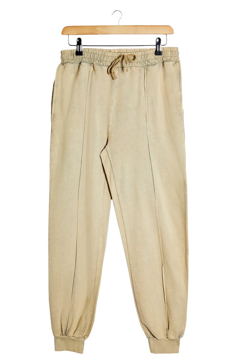 Topshop Acid Wash Joggers, Alternate, color, Stone