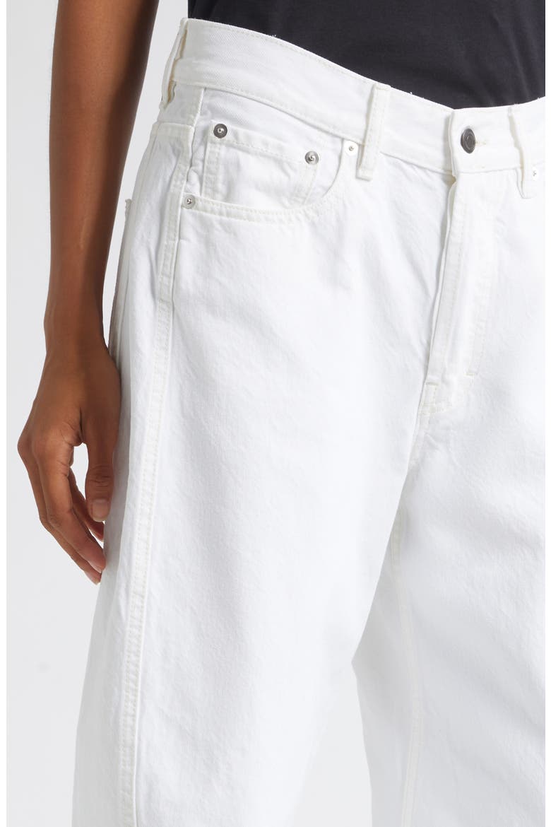 Callum Barrel Leg Jeans, Alternate, color, TALC