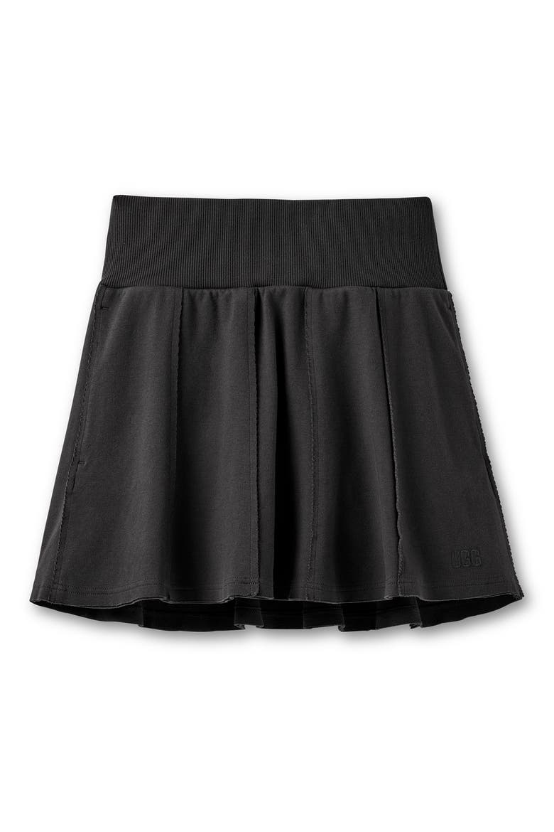 Maelyn Flare Miniskirt, Alternate, color, INK