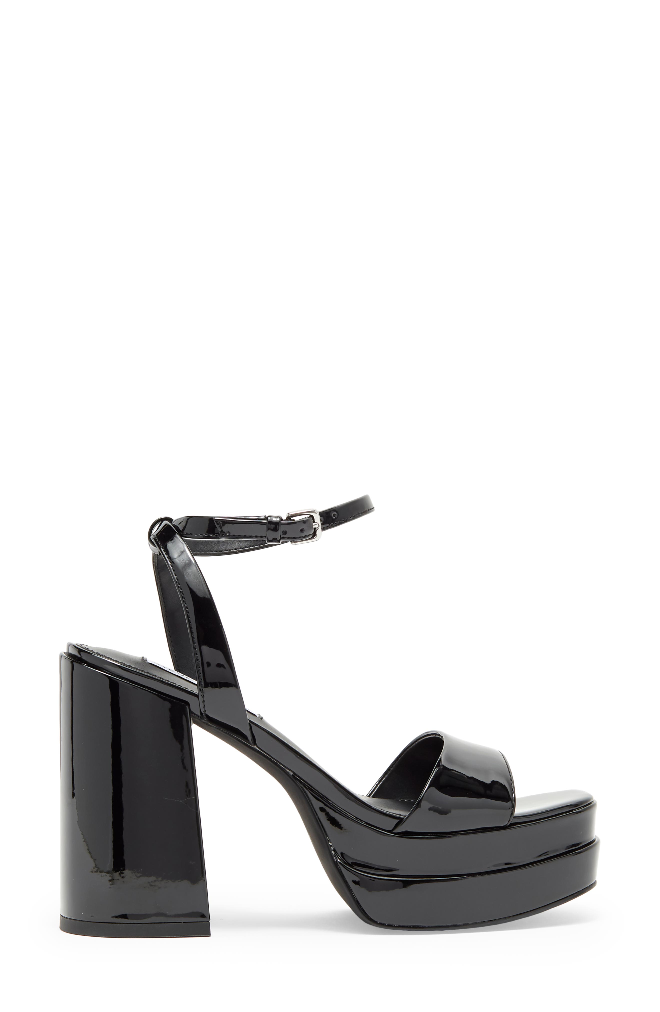 Steve Madden Warped Platform Block Heel Sandal, Alternate, color, 
