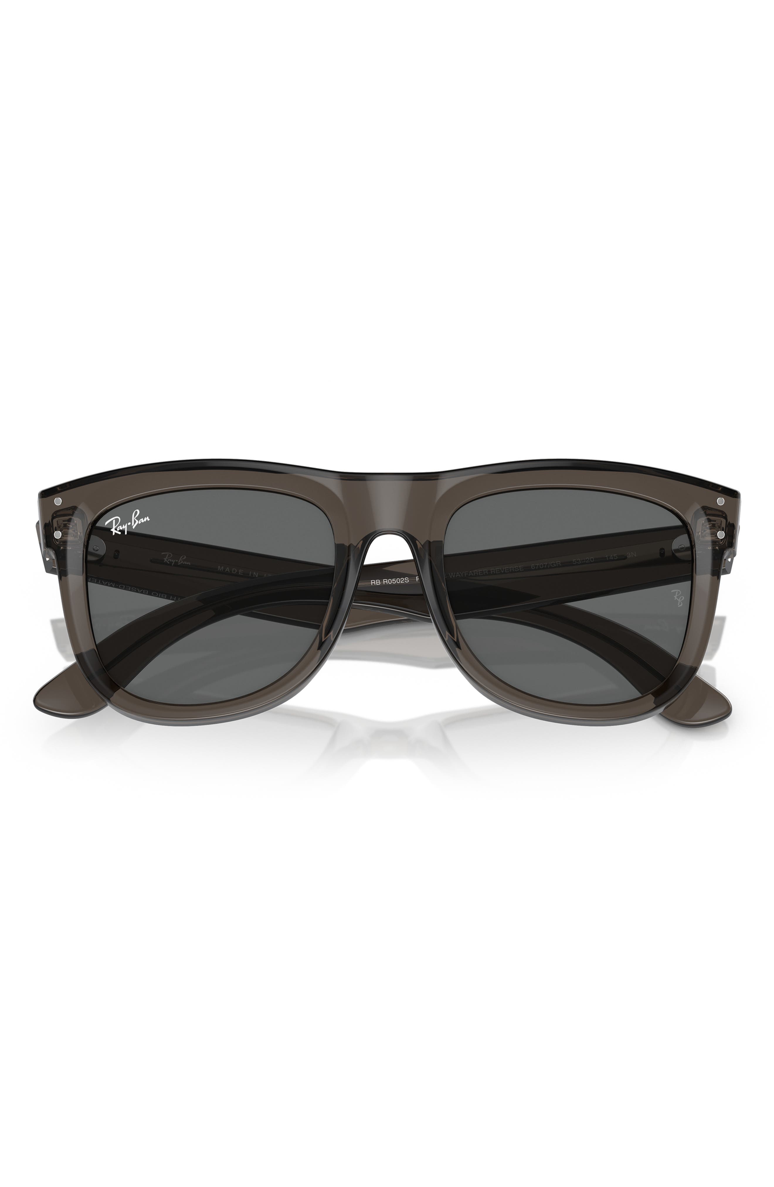 Ray-Ban Reverse Wayfarer 53mm Square Sunglasses (Men) | Nordstrom