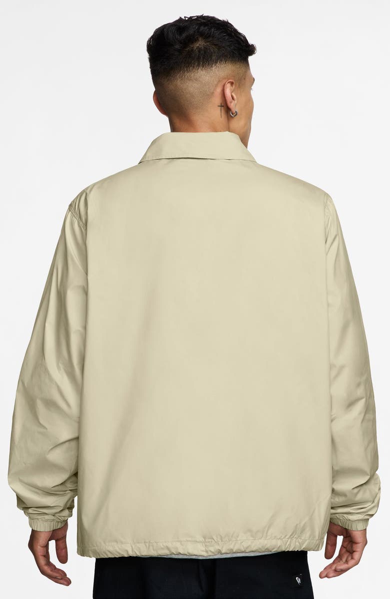 Nike Club Coach's Jacket, Alternate, color, Light Khaki/ White