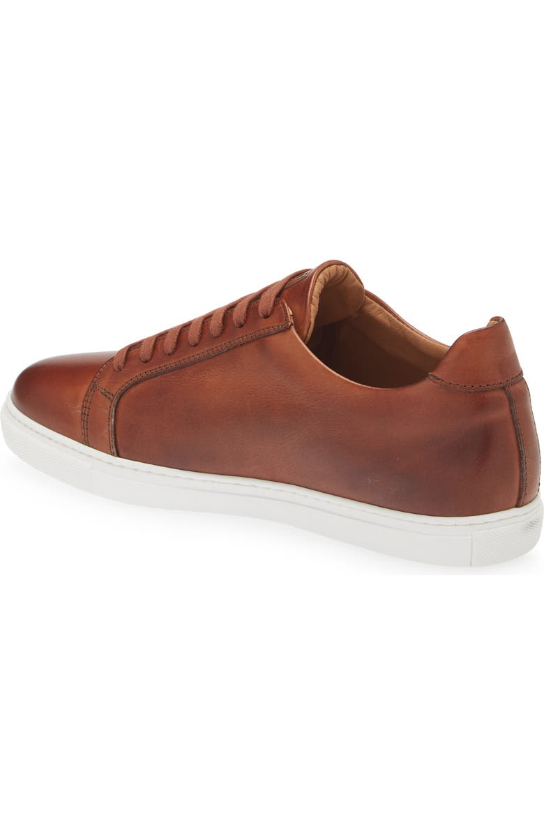 Bruno Magli Daniel Low Top Sneaker, Alternate, color, Cognac