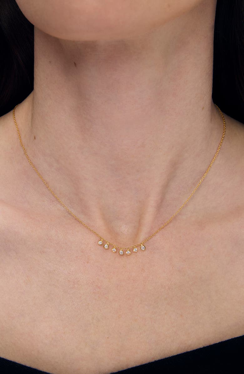 Dean Davidson Mini Orsay Charm Necklace, Alternate, color, Clear