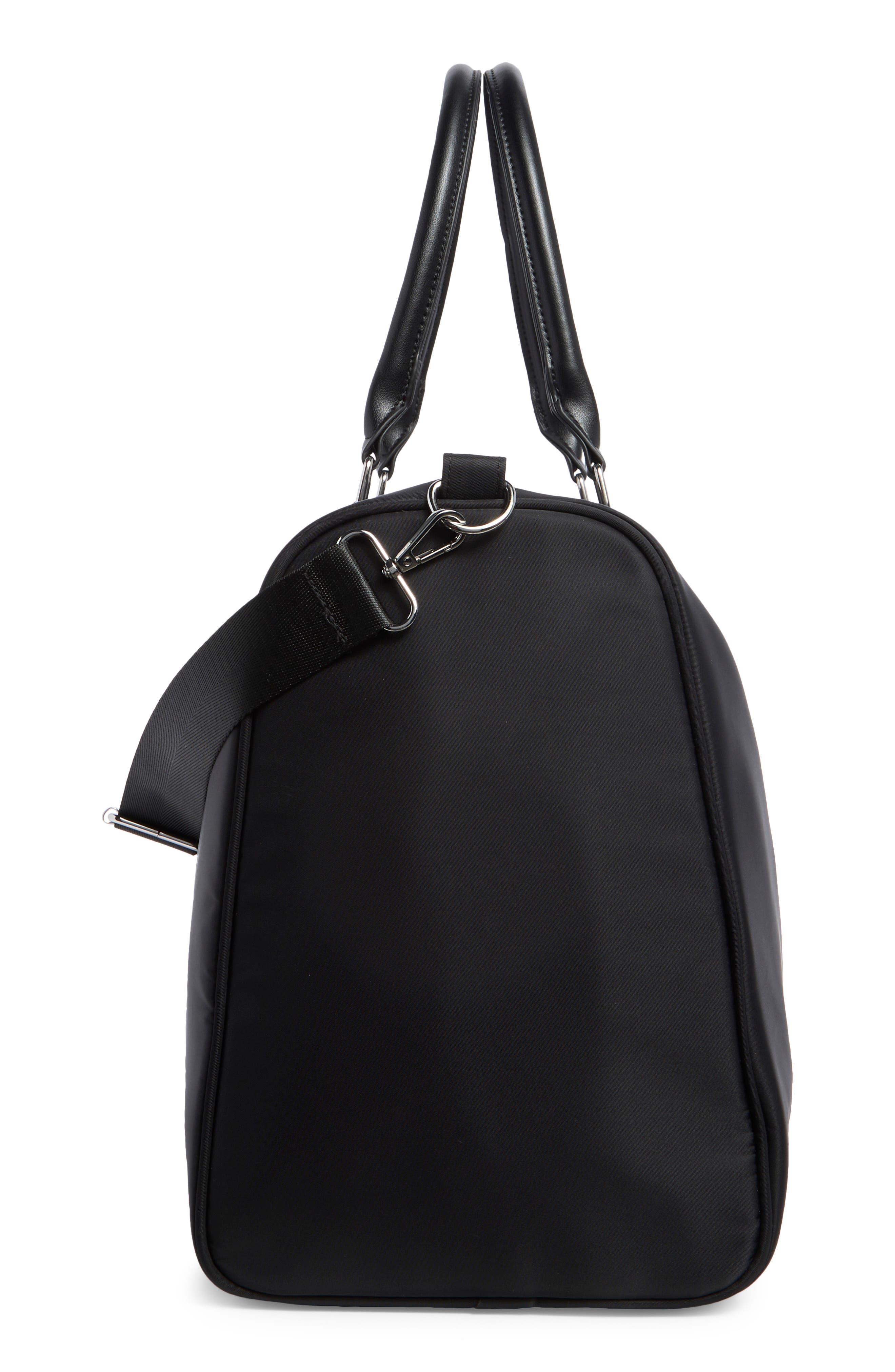 Celina Duffle Bag, Alternate, color, BLACK