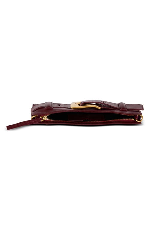 Balmain Anthem Leather Clutch