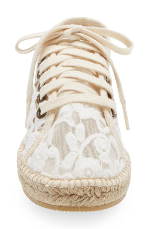 Toni Pons Far Espadrille Sneaker In Ecru Fabric