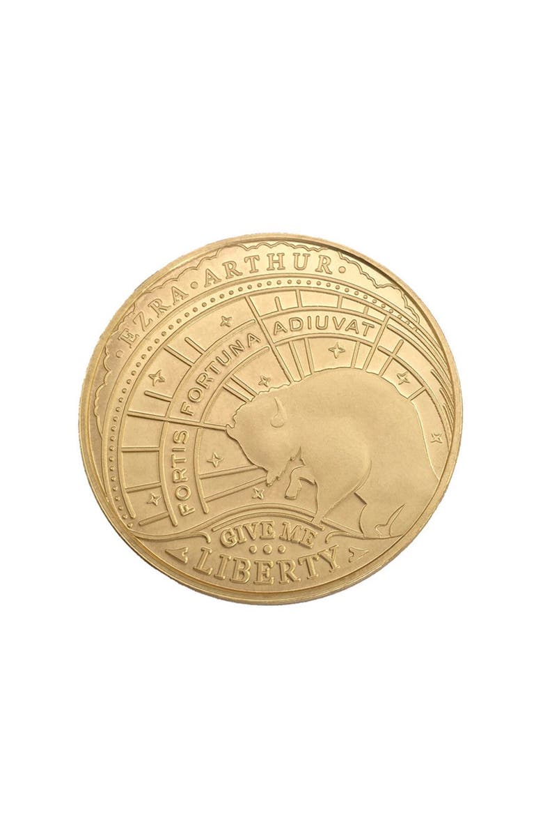 Ezra Arthur Solid Brass Ultimate Decision Coin, Main, color, Brass
