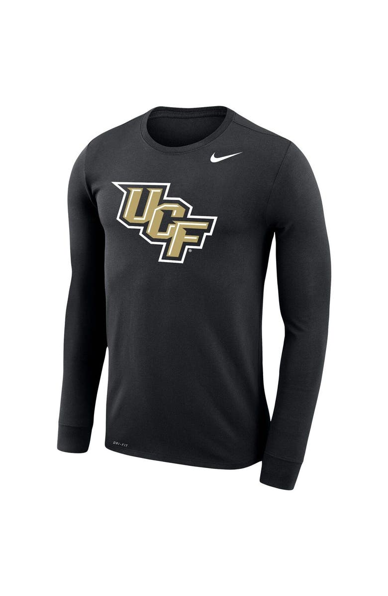 Nike Men's Nike Black UCF Knights Big & Tall Primary Logo Legend Performance Long Sleeve T-Shirt, Alternate, color, 
