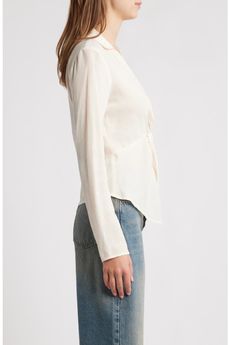 Twist Front Top, Alternate, color, CREAM