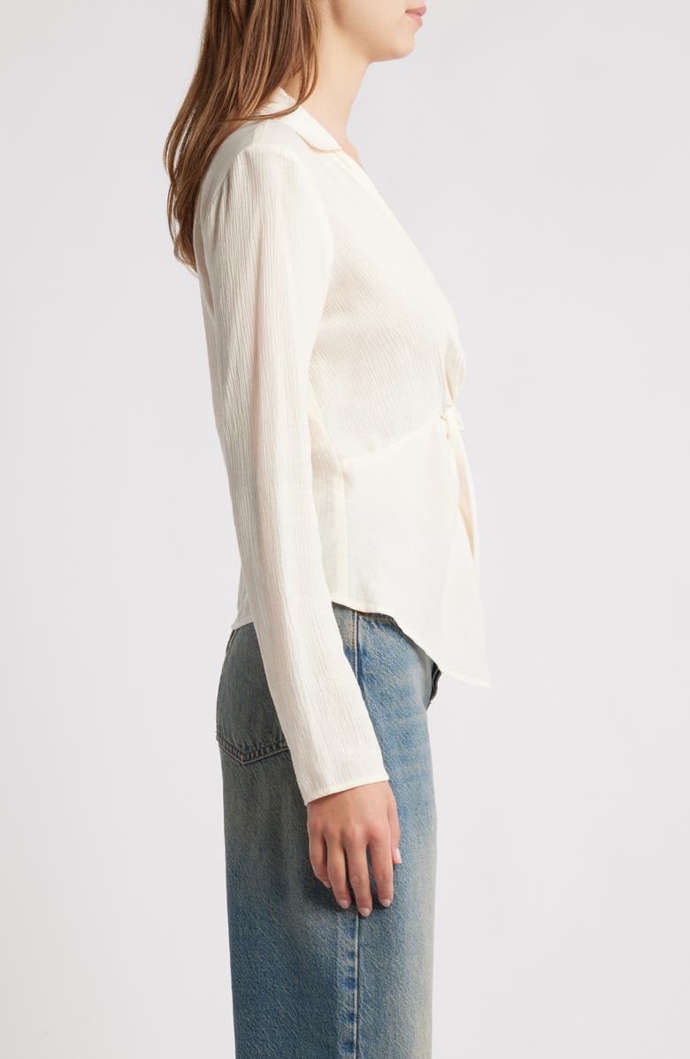 Topshop Twist Front Top, Alternate, color,