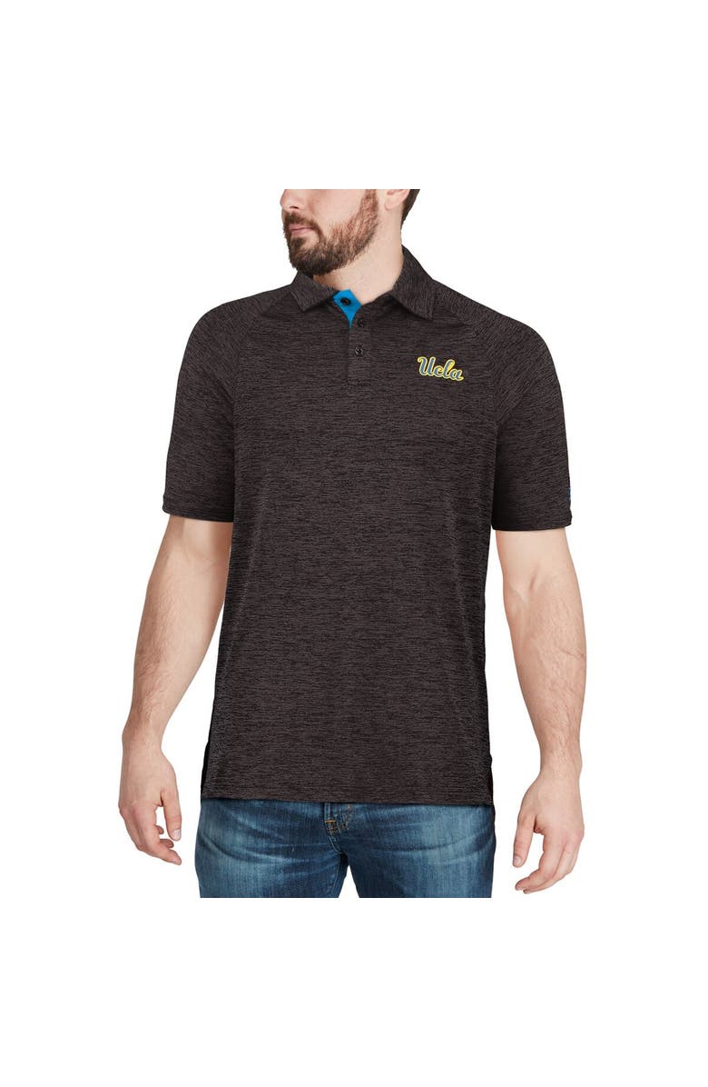 COLOSSEUM Men's Colosseum Black UCLA Bruins Down Swing Polo, Alternate, color, Heather Black