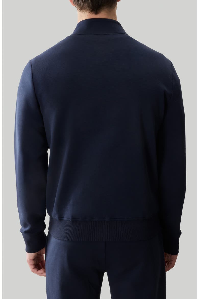 Kenji Zip Track Jacket, Alternate, color, BLUE NIGHT