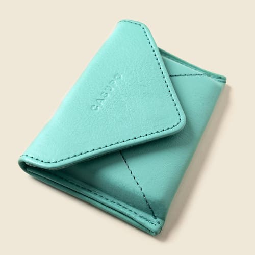 Casupo Mini Envelope Wallet With Rfid Protection In Blue