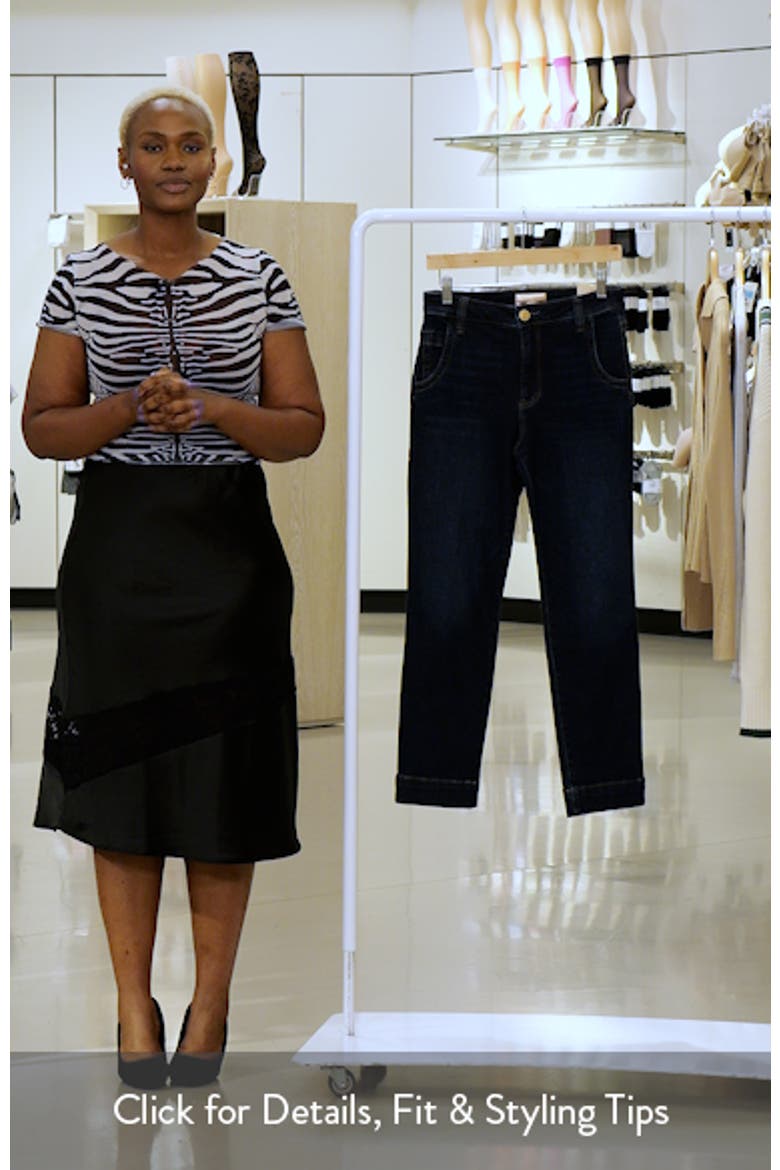 Reese High Rise Ankle Slim Straight Leg Jeans video