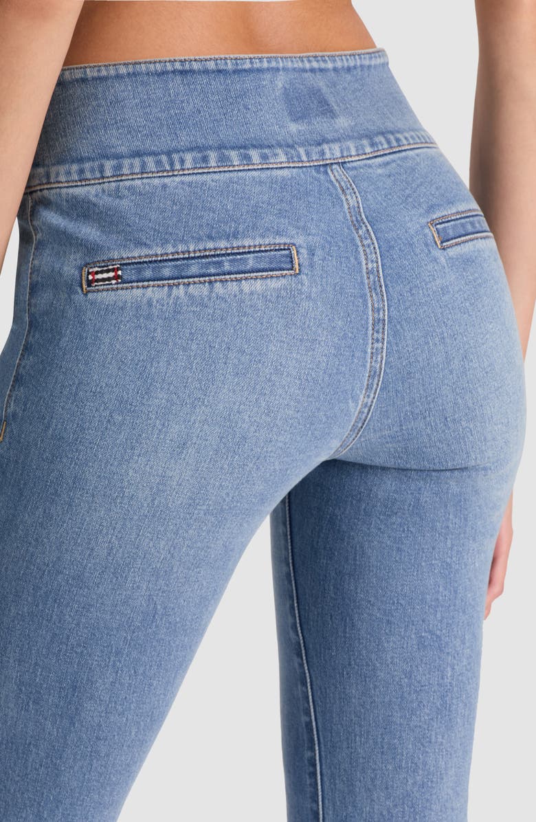 Alice + Olivia Hot Mid Rise Bootcut Jeans, Alternate, color, Celine Vintage