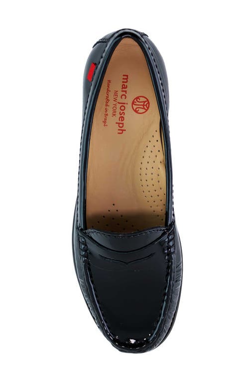 Marc Joseph New York East Village Patent Leather Penny Loafer In Black