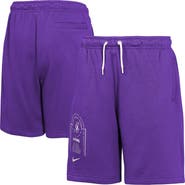 Nike Youth Nike Purple Los Angeles Lakers Courtside Club Fleece Shorts