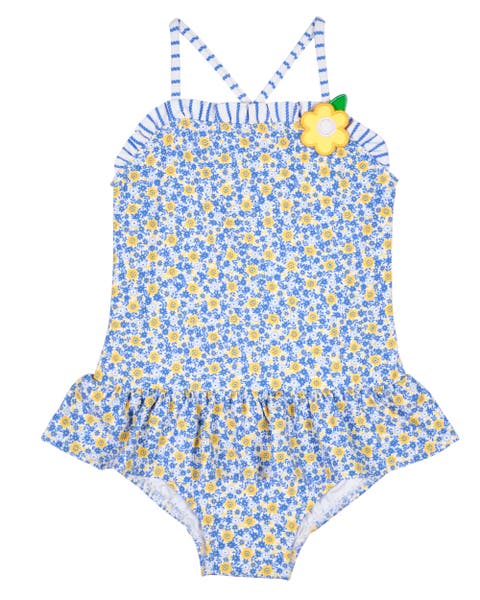 Floral Skirted Swimsuit with Flower (Toddler, Little Kid, Big Kid)