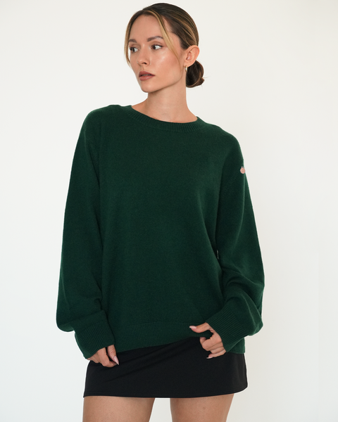 Beau Oversized Crewneck Cashmere Sweater
