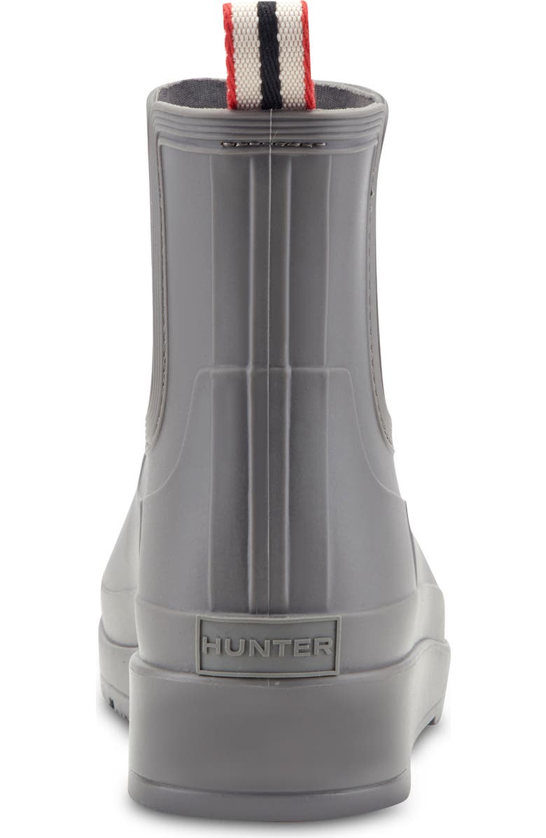 Hunter Tabitha Chelsea Waterproof Rain Boot, Alternate, color, Dark Gray