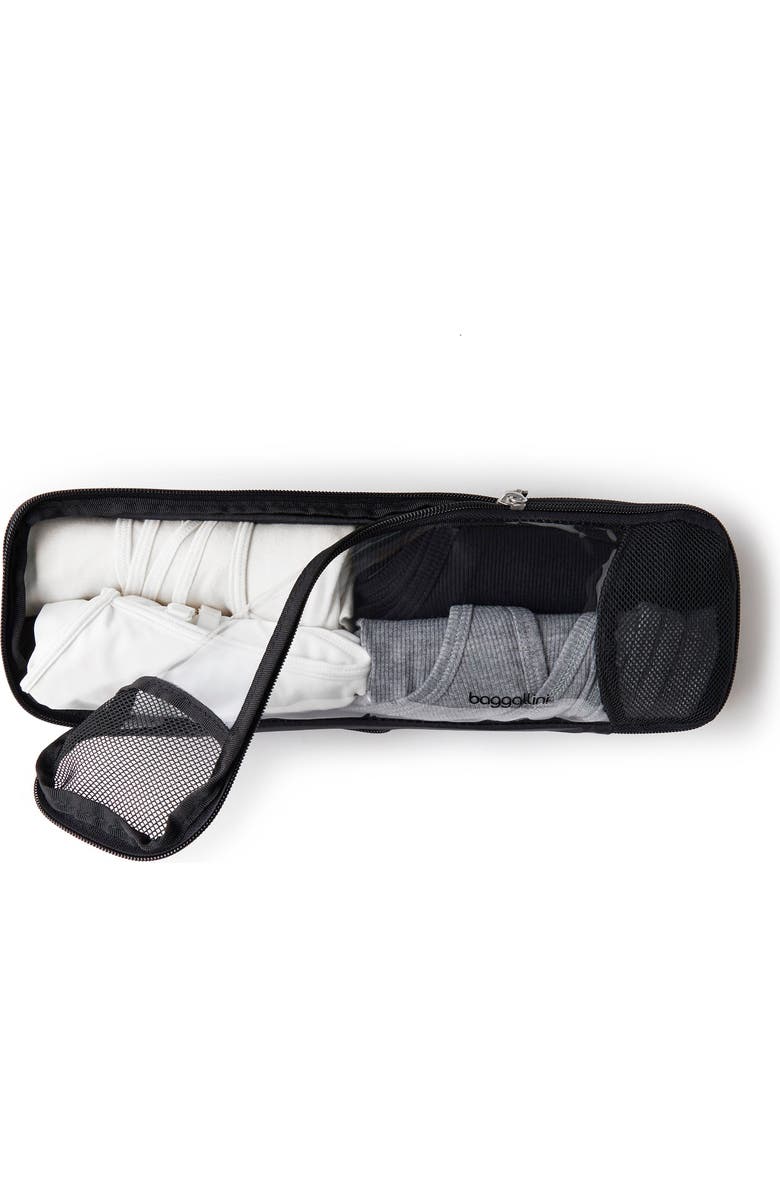 BAGGALLINI Long Compression Packing Cube, Alternate, color, Black