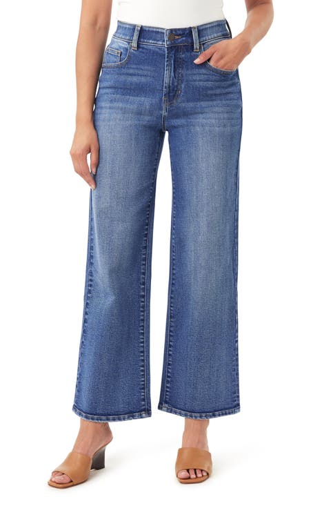 Coffee Date 28.5-Inch High Waist Straight Leg Jeans