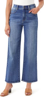 CURVE APPEAL Coffee Date 28.5-Inch High Waist Straight Leg Jeans