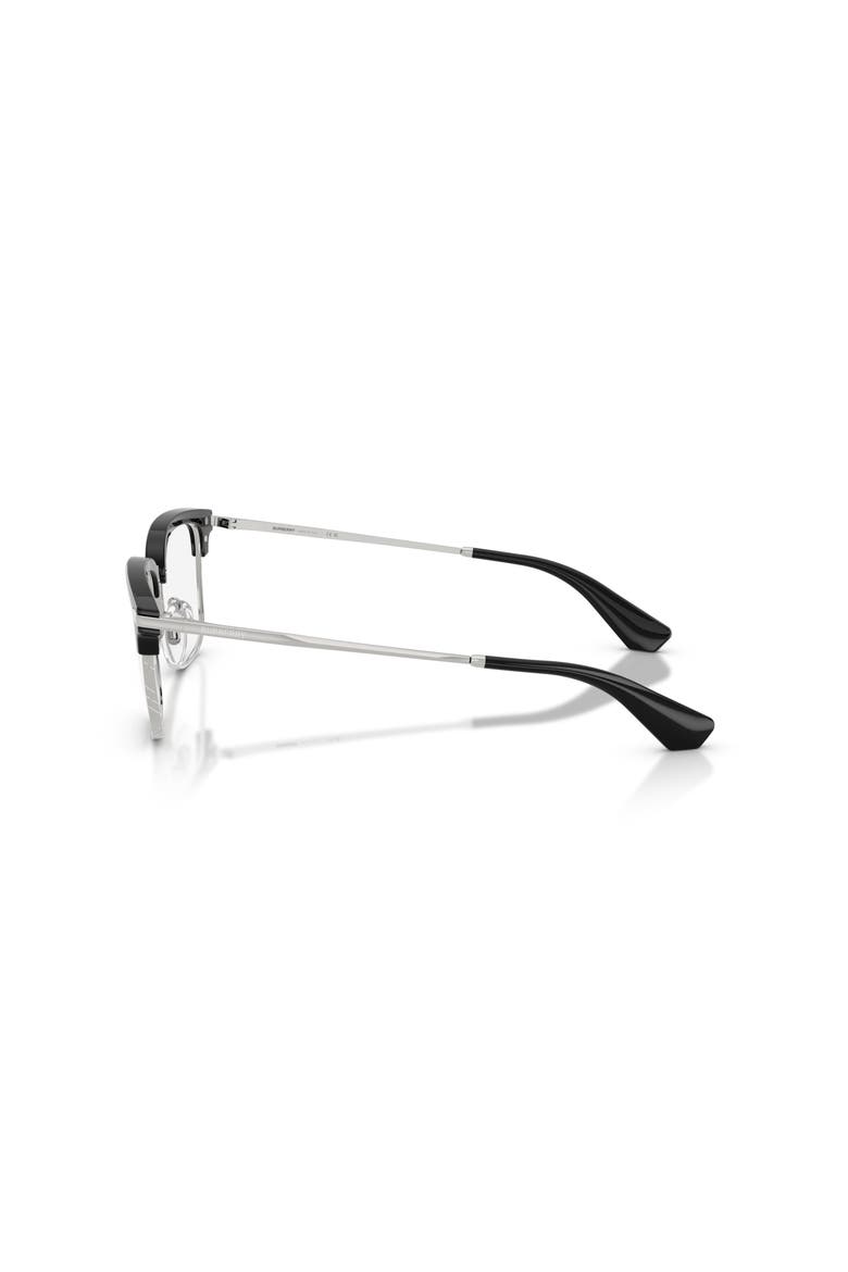 54mm Square optical glasses, Alternate, color, Black