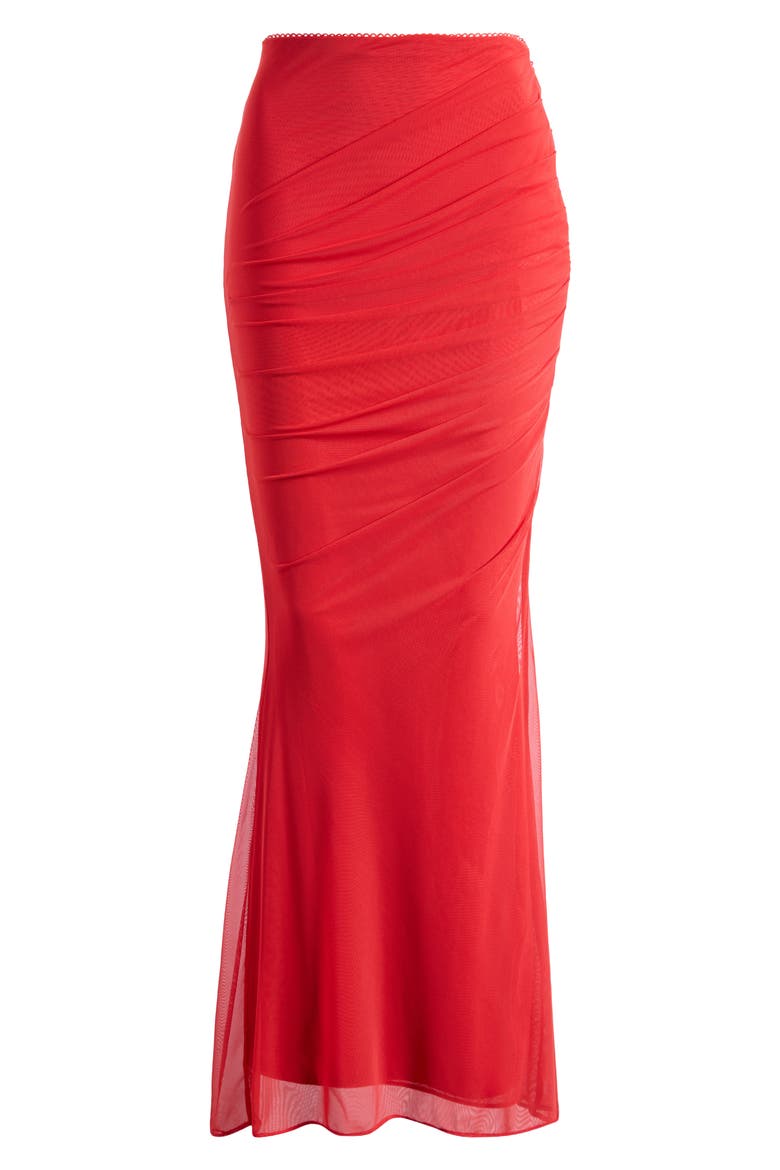 Cassidy Maxi Skirt, Main, color, HAUTED RED