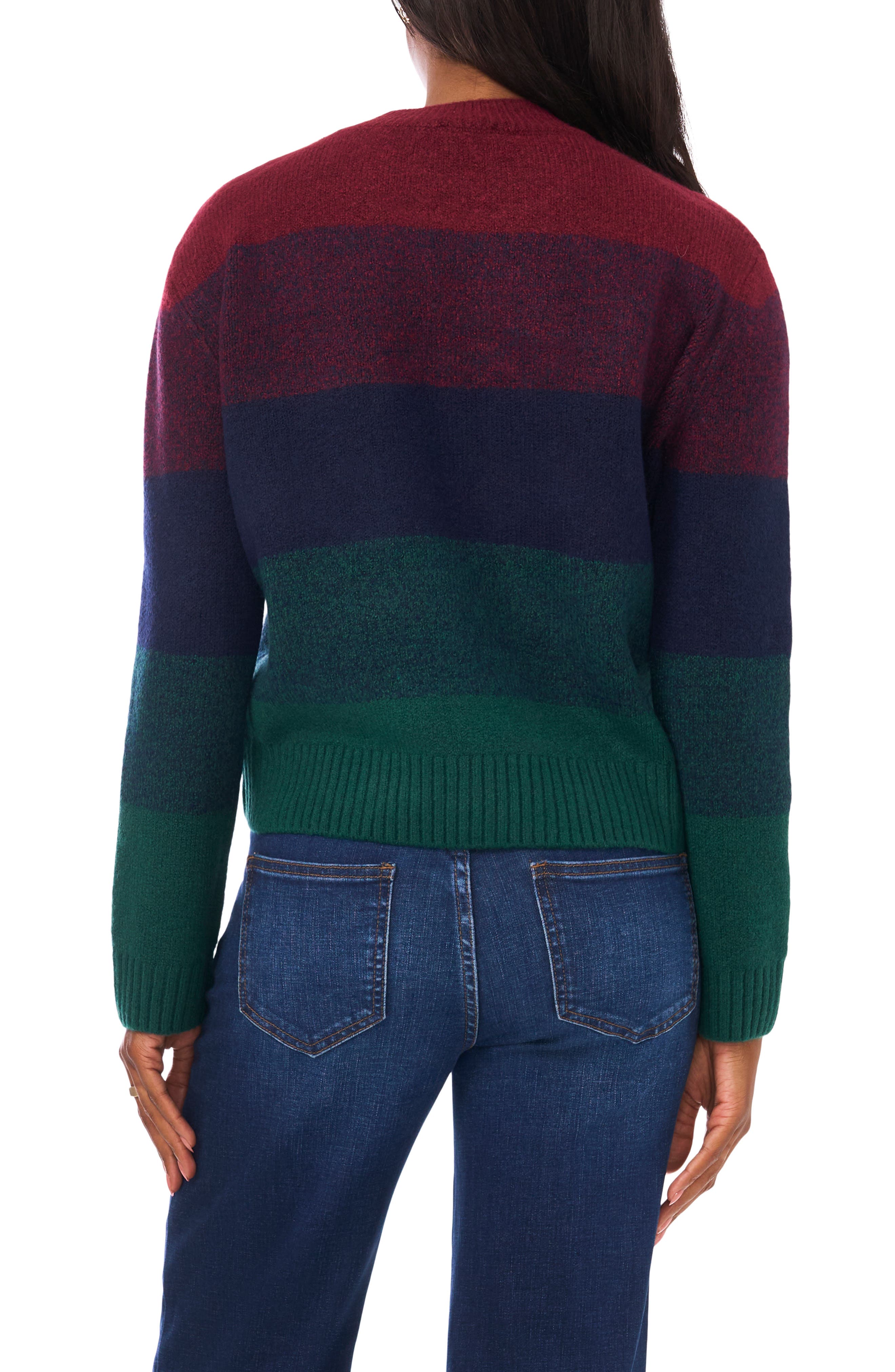 Stripe Crewneck Sweater - image 2