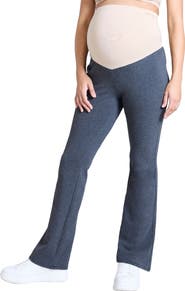 MOTHERHOOD MATERNITY Secret Fit Over the Belly Full Length Flare Leggings