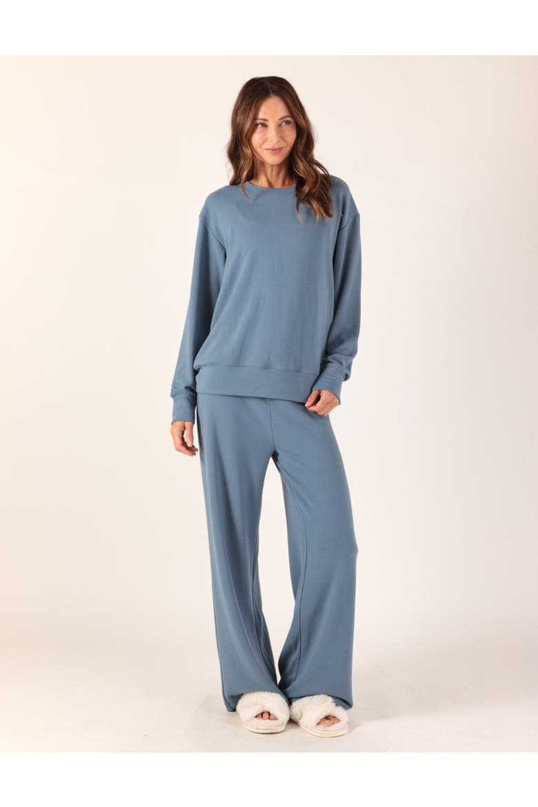 Oversized Crew, Alternate, color, Washed Blue
