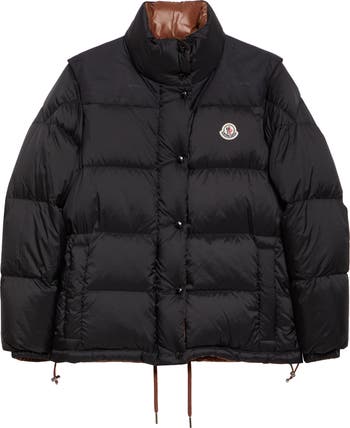 Moncler Verone Convertible Down Puffer Jacket | Nordstrom