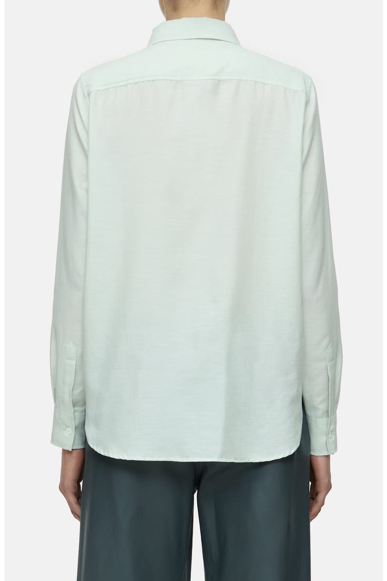 Cotton & Cashmere Blend Button-Up Shirt, Alternate, color, GIADA GREEN
