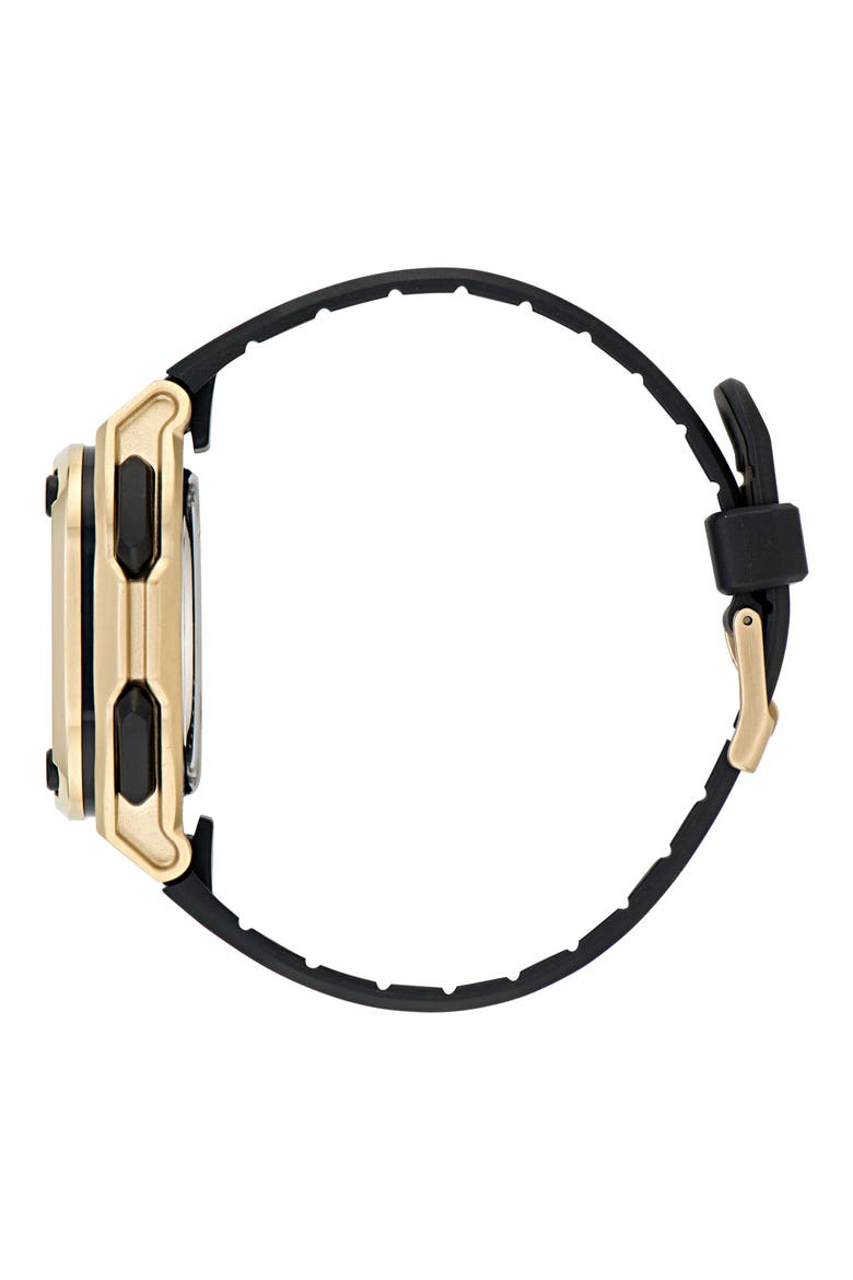 City Tech One Resin Strap Watch, 45mm, Alternate, color, BLACK