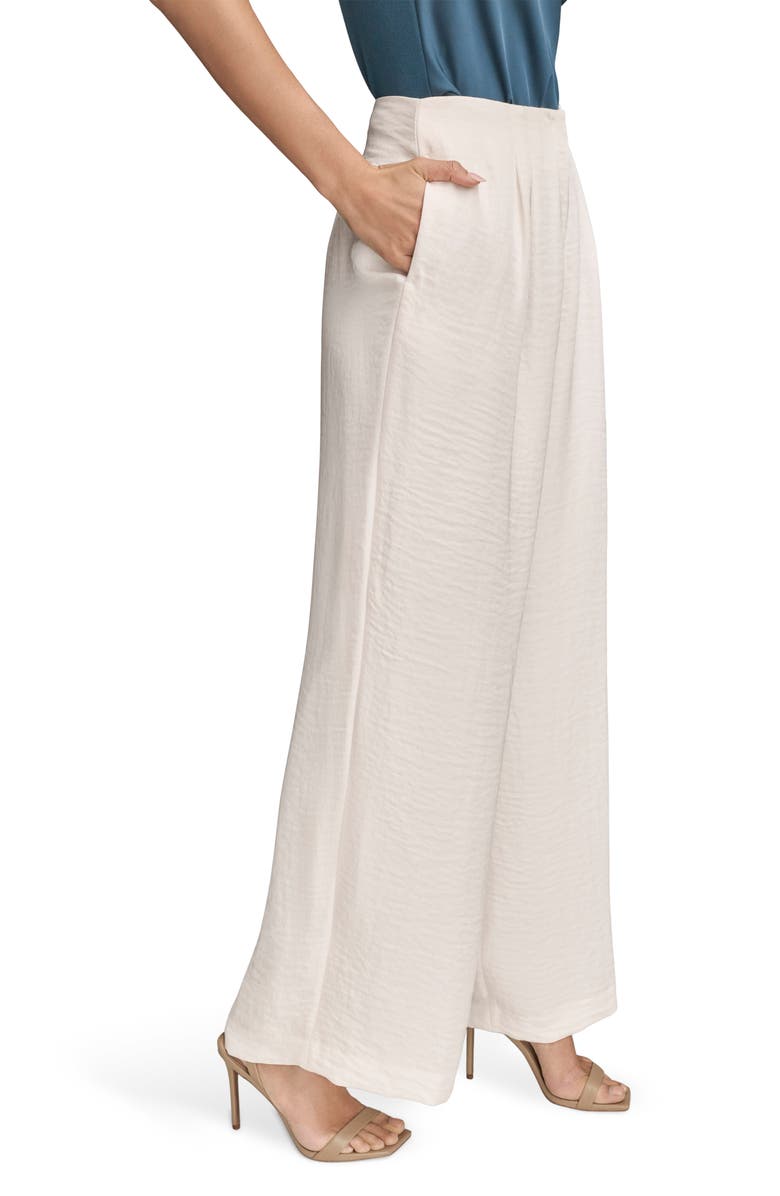 Donna Karan New York Wide Leg Pants, Alternate, color, Cream