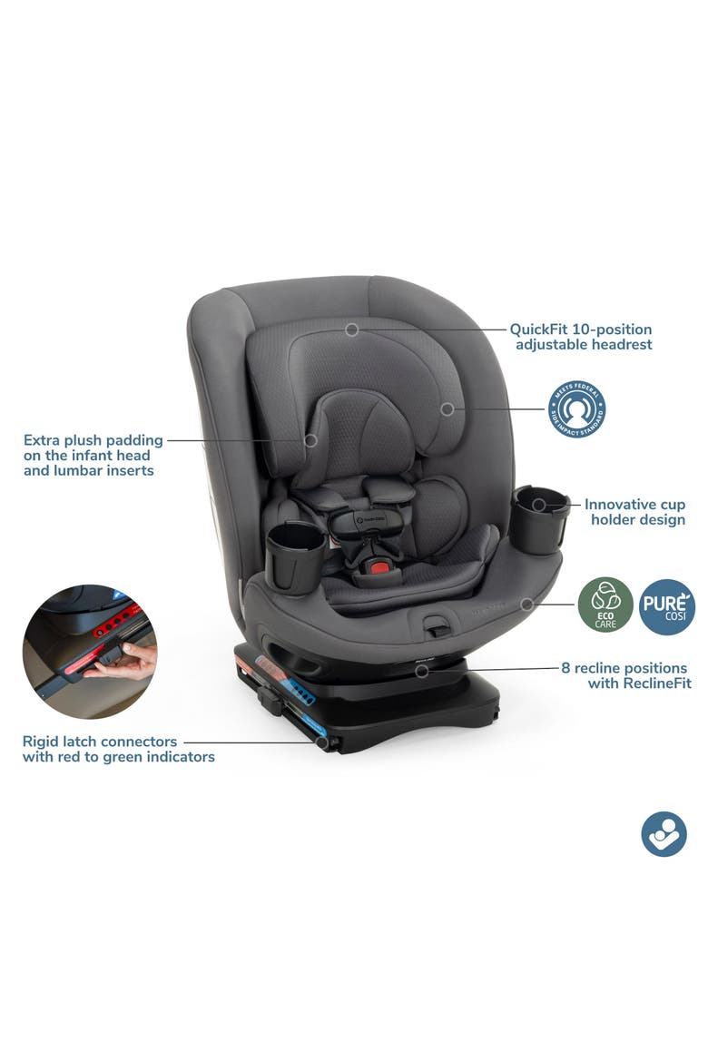 Sela All-In-One Convertible Car Seat, Alternate, color, ESCARGOT