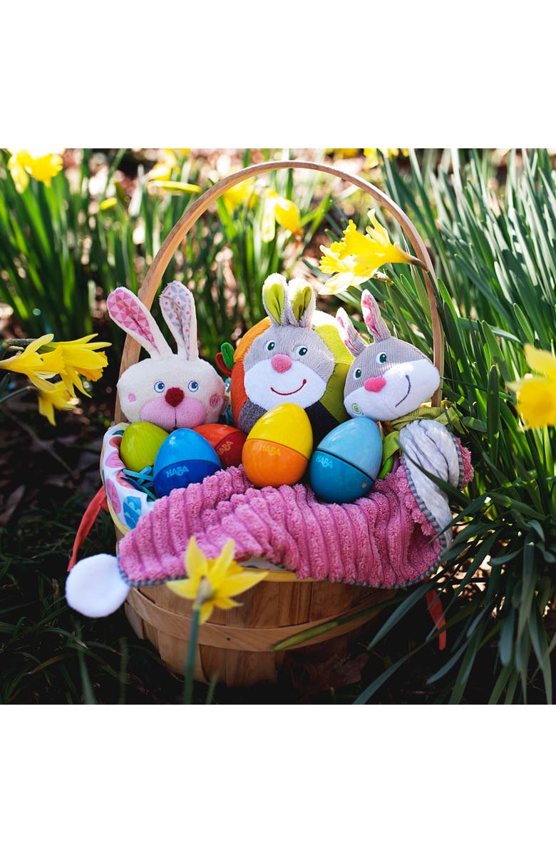 HABA Chomp Champ Bunny Teething Ring, Alternate, color, Multi