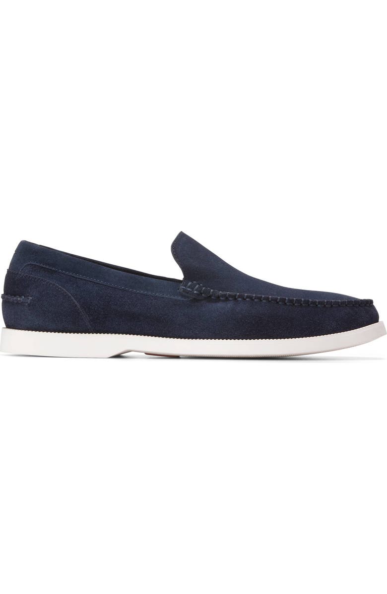 Cole Haan American Classics Hampton Loafer, Alternate, color, Midnight Moon Suede / Ivory