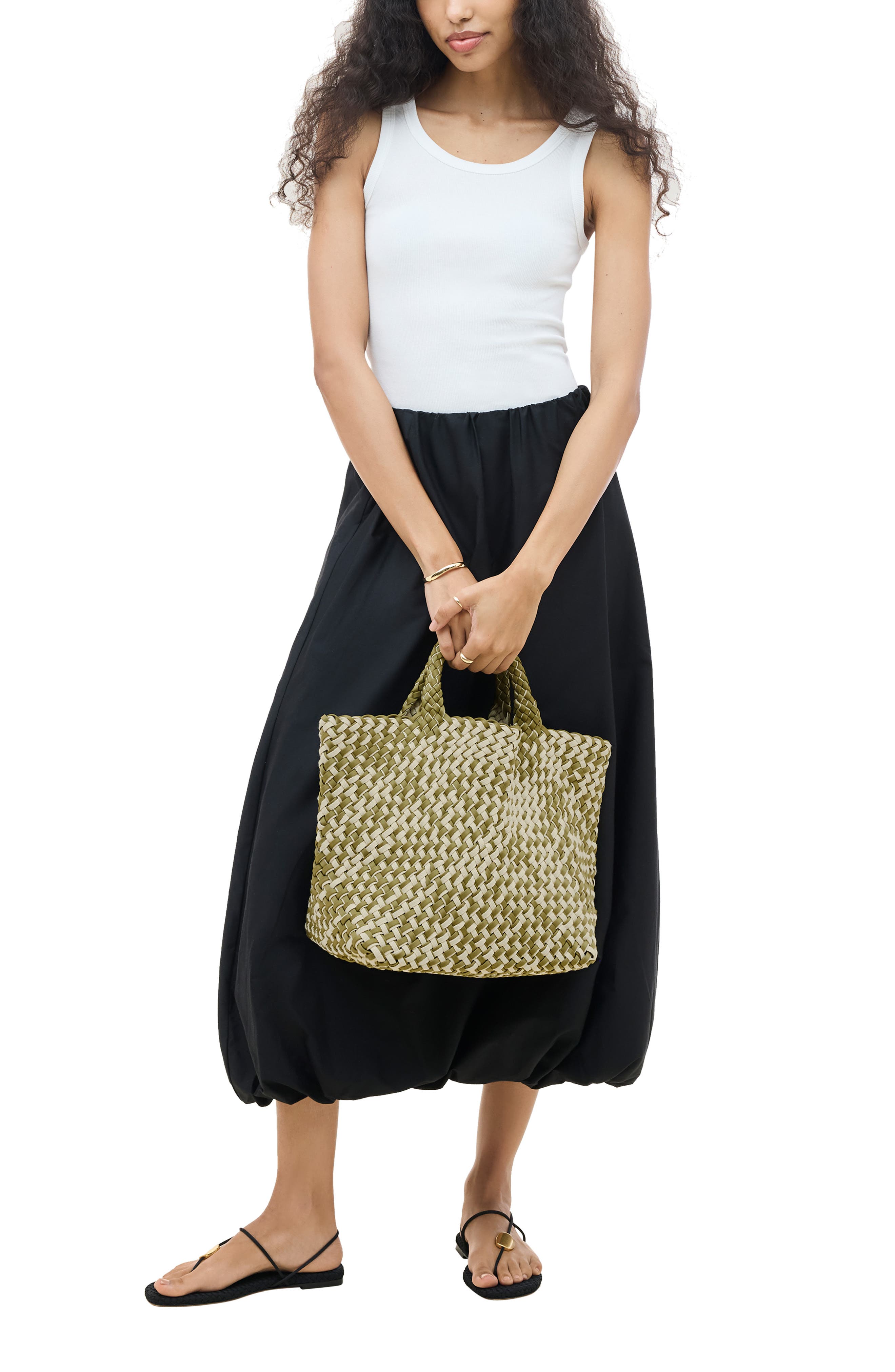 Medium St. Barths Tote, Alternate, color, OLETTA