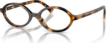 Rumi　サイズ2 Miu Miu 50mm Oval optical glasses | Nordstrom