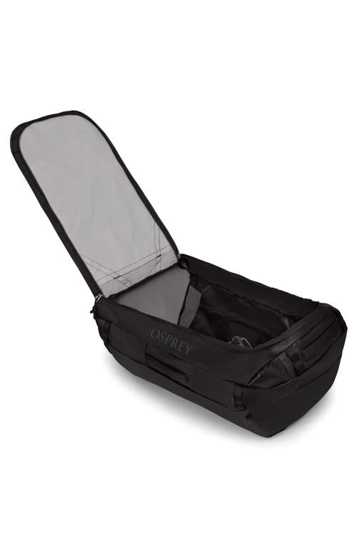 Osprey Transporter 120-liter Duffle Luggage In Raven Black/black