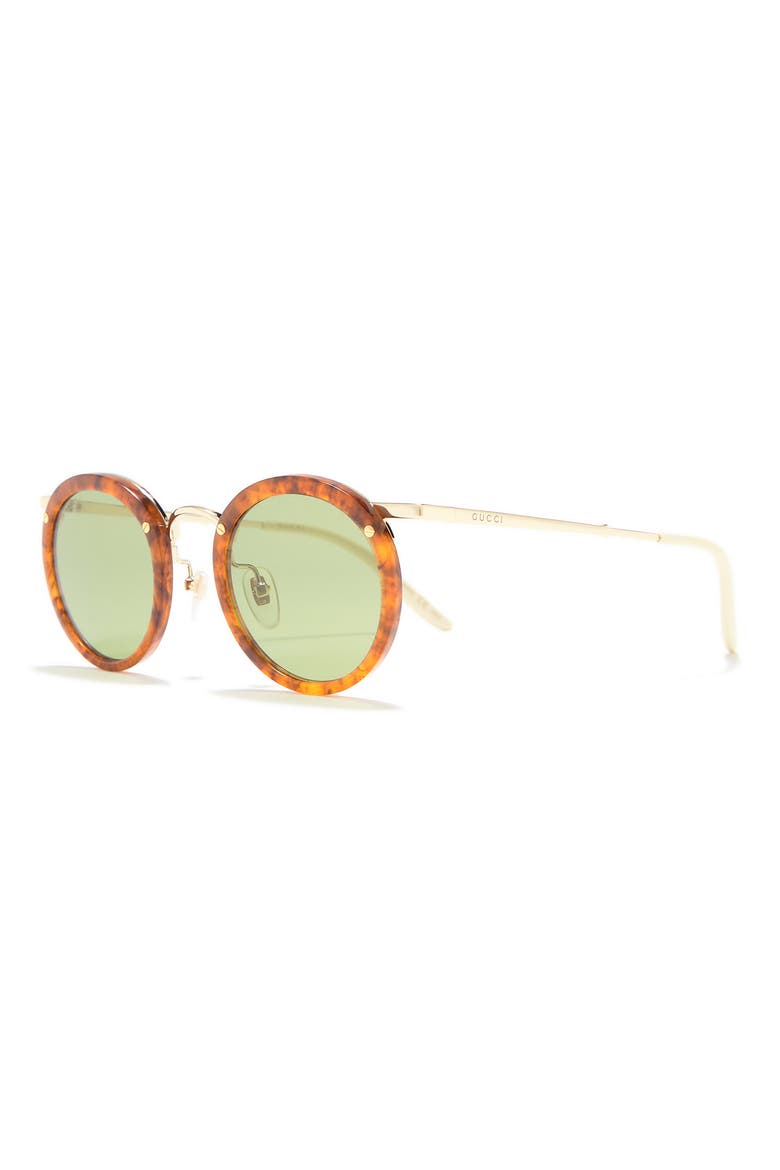 44mm Round Sunglasses, Alternate, color, HAVANA