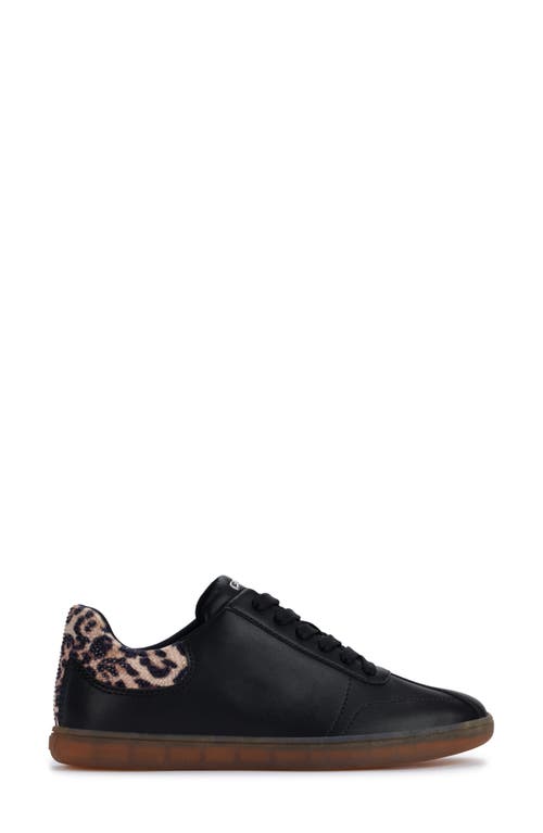 Dkny Seacliff Sneaker In Black/natural Leopard