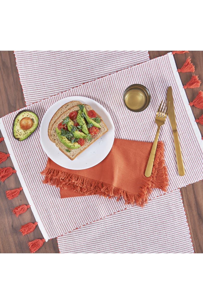 Brett Canyon Table Runner, Alternate, color, Orange