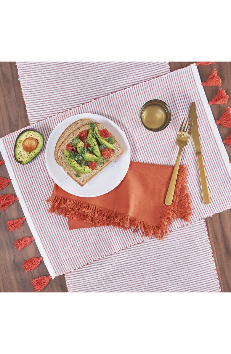 carol & frank Brett Canyon Table Runner, Alternate, color, Orange